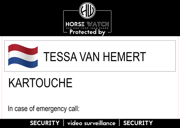 Horse Watch magnetisch Stalbord | NLD