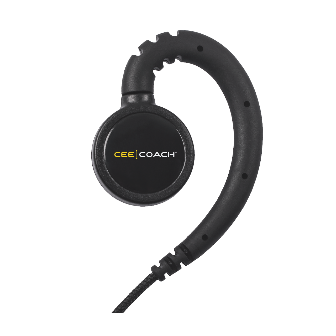 CEECOACH Kabel-Headset (Mono) – Comfortabele headset met oorhaak