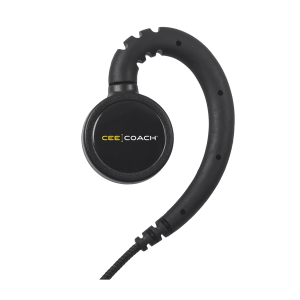 CEECOACH Kabel-Headset (Mono) – Comfortabele headset met oorhaak