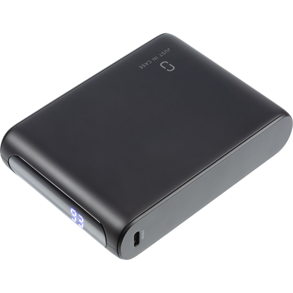 Just in Case 22.5W USB-C PD Powerbank 20.000 mAh - Black